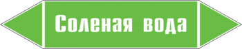 Маркировка трубопровода "соленая вода" (пленка, 358х74 мм) - Маркировка трубопроводов - Маркировки трубопроводов "ВОДА" - . Магазин Znakstend.ru